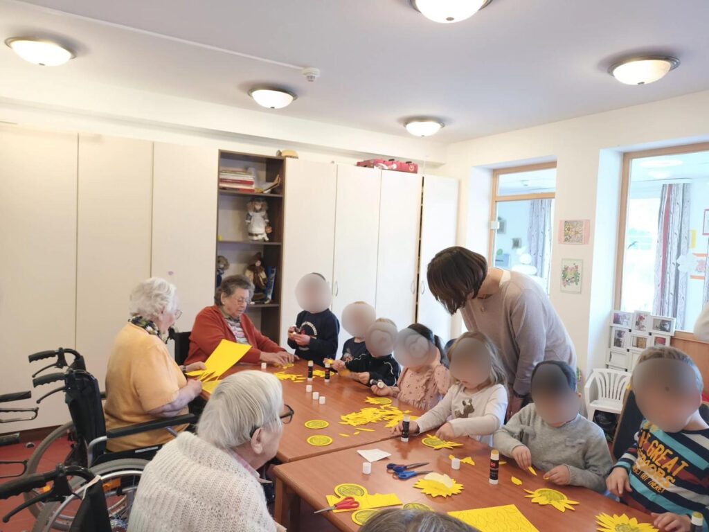Kindergarten zu Besuch
